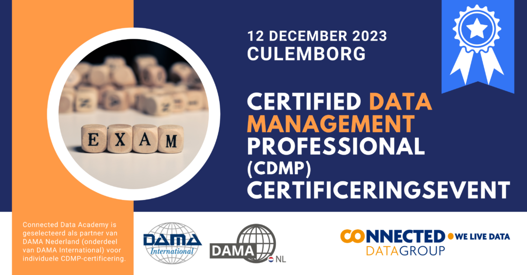 Certified Data Management Professional CDMP Certificeringsevent Culemborg